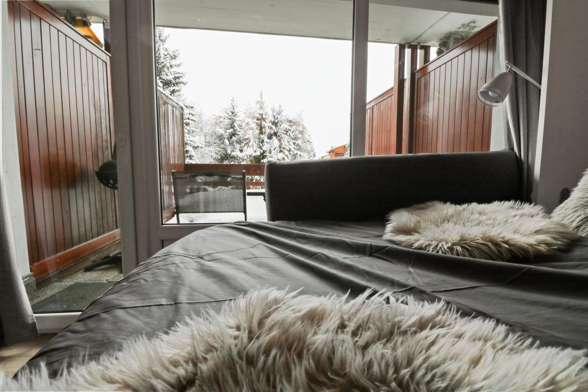 Joli Studio Avec Parking Gratuit Crans-Montana Esterno foto